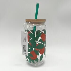 Oranges Drinking Cup with Lid, NWT 20 oz, Travel Tumbler